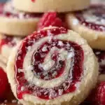 Himbeer-Wirbel Shortbread Kekse: Einfaches Rezept für zarte Butterkekse mit fruchtigem Twist 167 134