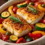 Mediterraner Fischauflauf mit Kabeljau: Schnelles & gesundes Wohlfühlgericht 179 149