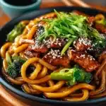 Teriyaki Udon Nudeln Rezept: Schnell, einfach & lecker mit Huhn & Gemüse 202 158