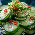 Japanischer Gurkensalat (Sunomono) Rezept: Gesund, Einfach, Vegan & Glutenfrei in 25 Minuten 115 165