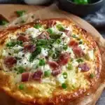Low Carb Flammkuchen mit Quark-Eier-Teig Rezept: Schnell & Kohlenhydratarm 203 167