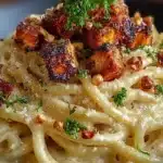 Geräucherte Tofu-Carbonara: Schnelles Veganes Rezept für Cremigen Genuss 137 169