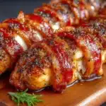 Bacon-Wrapped Hähnchenbrust: Einfach, Saftig & Knusprig 194 23