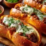 Überbackene Hackfleisch-Baguettes: Blitzrezept für schnellen Genuss 175 24