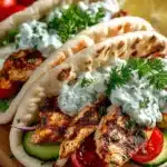 Griechische Hähnchen-Pitas Rezept: Authentischer Genuss in unter einer Stunde 128 31