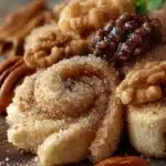 Zimt-Nuss-Röllchen Rezept: Köstliche Zimtschnecken mit Walnüssen oder Mandeln schnell selber backen 129 34