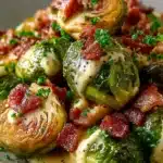 Gebackener Rosenkohl mit Speck & Senfsoße: Schnelles & Gesundes Rezept 126 9