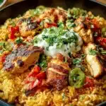 Taco-Reispfanne mit Hähnchen: Einfaches 1-Topf-Rezept für schnelle Familienmahlzeiten 194 99